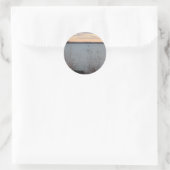 Stickers van de Shore Sunset Round bij het meer - (Tas)