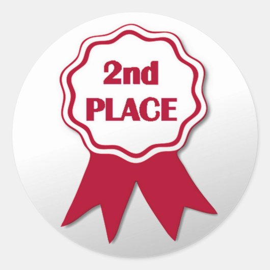 Stickers van de Teacher's Red Ribbon Award (Voorkant)