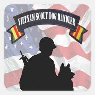 Stickers van de Vietnam Scout Dog Handler