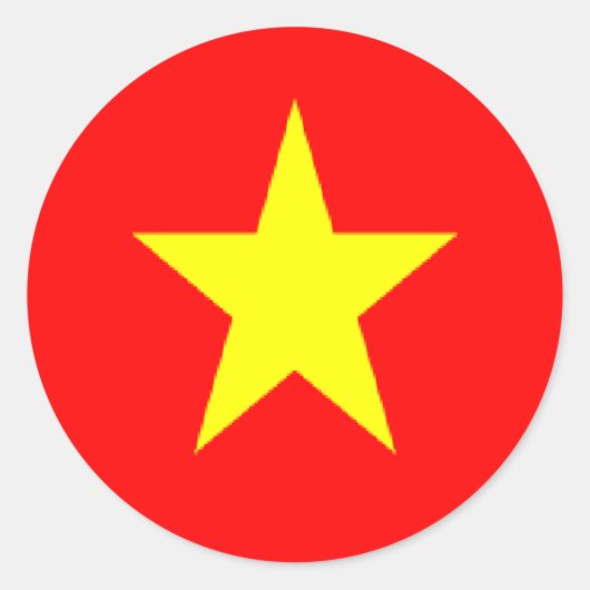 Stickers van de Vietnamese vlag (Voorkant)