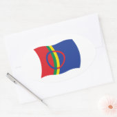 Stickers van de vlag van het Sami-volk (Envelop)