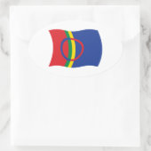 Stickers van de vlag van het Sami-volk (Tas)