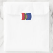 Stickers van de vlag van het Samische volk (Tas)