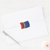 Stickers van de vlag van het Samische volk (Envelop)
