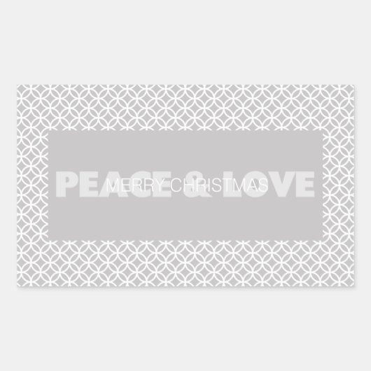 Stickers van de Vredes- en Liefde Holiday (Voorkant)