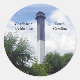 Stickers van de vuurtoren van Charleston
