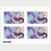 Stickers van de zeemeervis van Maevat door Renee (Vel)