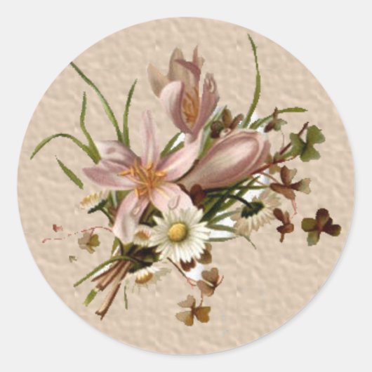 Stickers van Floral Envelope Seal (Voorkant)