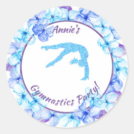 Stickers van Floral Gymnastics Party