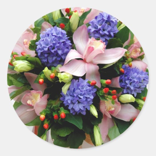 Stickers van Floral Wedding Bouquet Envelope (Voorkant)