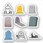 Stickers van gravesteen (Voorkant)
