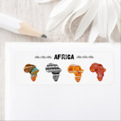 Stickers van het Afrikaanse continent (Insitu)