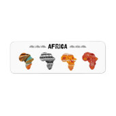 Stickers van het Afrikaanse continent (Voorkant)