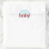 Stickers van het Baby shower (Tas)