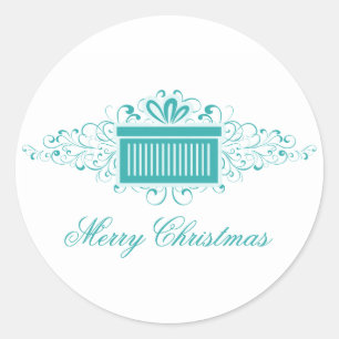Stickers van het Cadeau van de Vakkelder, Aqua