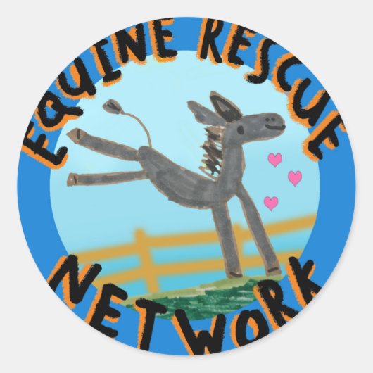 Stickers van het Equine Rescue Network (Voorkant)