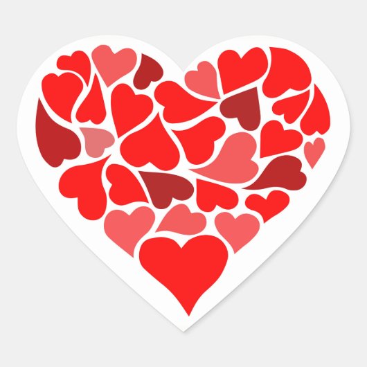 Stickers van het hart van de liefde (Voorkant)