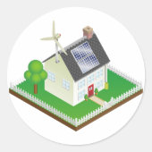 Stickers van het Huis voor hernieuwbare energie (Voorkant)