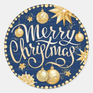 Stickers van het kerstfeest