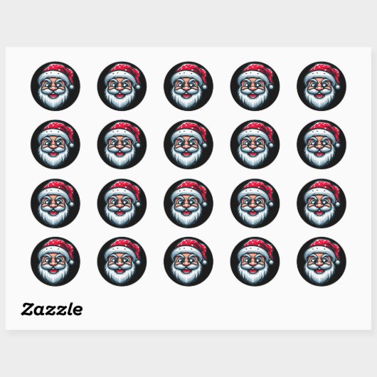 Stickers van het kerstseizoen (Vel)