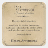 Stickers van het kruidenaparterieplein (Voorkant)