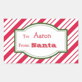 Stickers van het Label van Santa Gift (Voorkant)