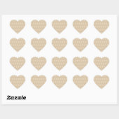 Stickers van het Lace Wedding Heart (Vel)