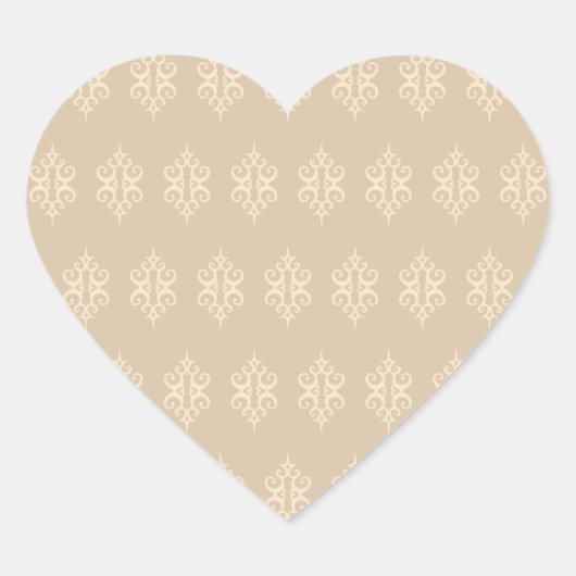 Stickers van het Lace Wedding Heart (Voorkant)