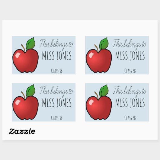 Stickers van het lerarenlabel (Vel)