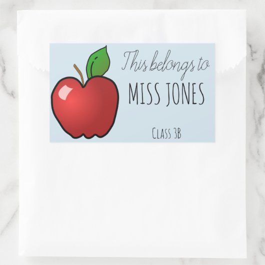 Stickers van het lerarenlabel (Tas)