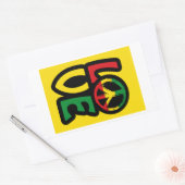 Stickers van het liefdesreggasiesymbool (Envelop)