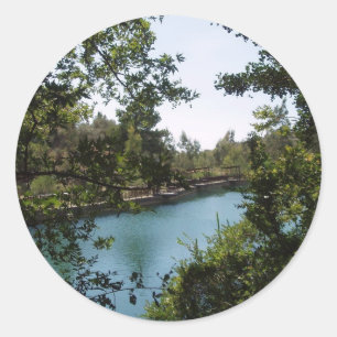 Stickers van het meer Zaros