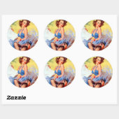  Stickers van het Meisje (Vel)