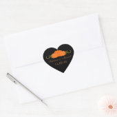 Stickers van het pompoenzwijn (donker) (Envelop)