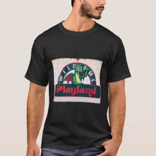 Stickers van het pretpark van de Playland T-shirt