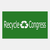Stickers van het recyclen Congres (Voorkant)