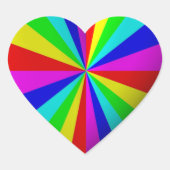 Stickers van het regenbooghart (Voorkant)