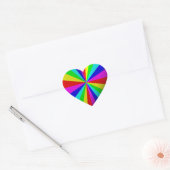 Stickers van het regenbooghart (Envelop)