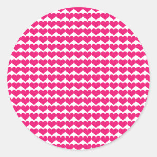 Stickers van het roze Cute Hearts