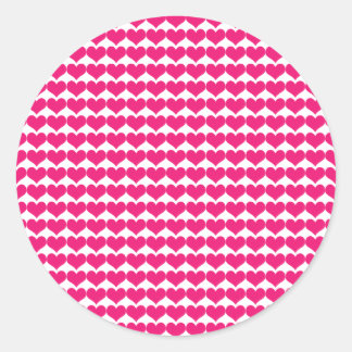 Stickers van het roze Cute Hearts