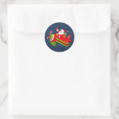 Stickers van het Santa Flying Airplane (Tas)