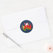 Stickers van het Santa Flying Airplane (Envelop)