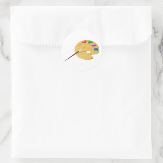 Stickers van het schilderspalet (Tas)