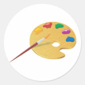 Stickers van het schilderspalet (Voorkant)