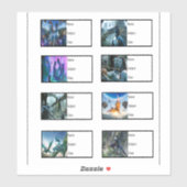 Stickers van het schoolboek - Avatar (Vel)