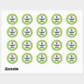 Stickers van het Team van de football met Groene & (Vel)