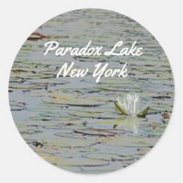 Stickers van het Waterlily Pond Lake Flower I