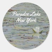 Stickers van het Waterlily Pond Lake Flower I (Voorkant)