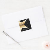 Stickers van Hollywood Star Gold Black Birthday Pa (Envelop)