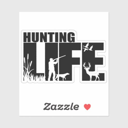 Stickers van jachtlevens (Vel)